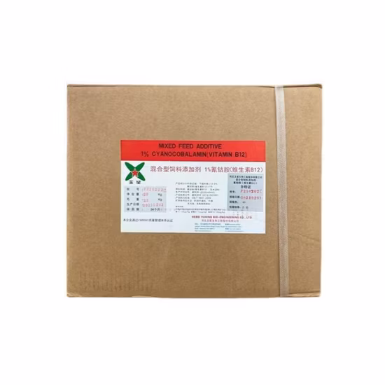 Vitamina B12 cianocobalamina 1% ingredienti per mangimi per animali