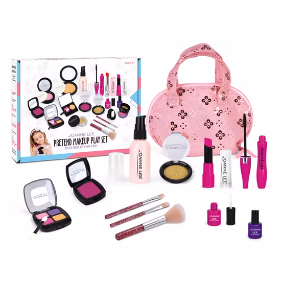 Set di cosmetici emulativi, Giocattolo per il trucco, Casetta da gioco per ragazze, Giocattolo per giochi di ruolo, Set di trucchi emulativi, Giocattoli per bambini per ragazze, Set di trucchi per bambini
