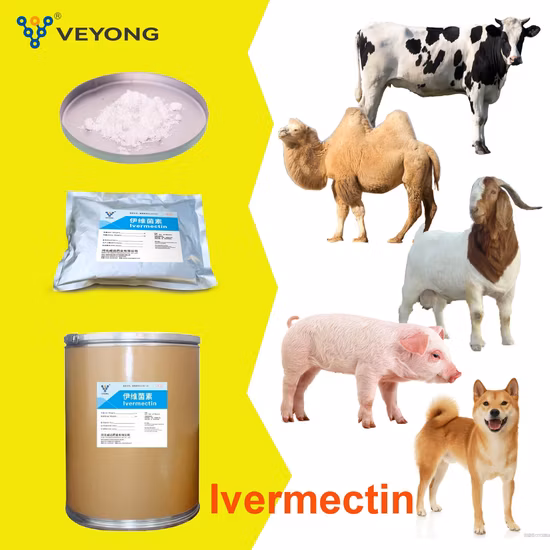 Hebei Veyong Ivermectina Ingrediente farmaceutico attivo Medicina veterinaria dal produttore cinese
